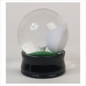 Geekshive Classic Game Collection Water Globe Golf Ball Snow