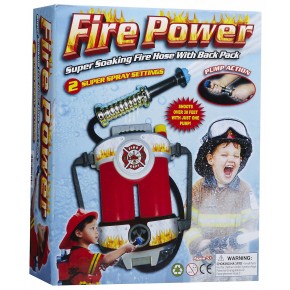Fire hose deals backpack toy