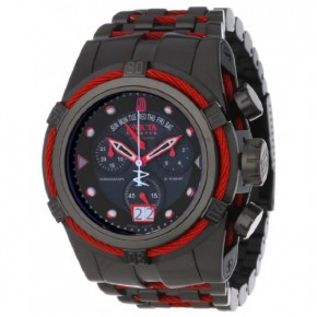 GeeksHive Jason Taylor Invicta Collection 12950 BOLT Zeus Chronograph Black Dial Wrist Watches Men Watches
