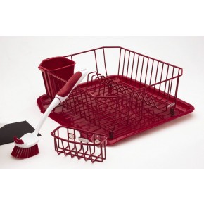 Have a question about Rubbermaid Large Dish Drainer in Red? - Pg 1