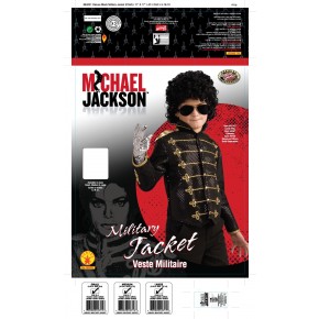 Geekshive Michael Jackson Deluxe Black Military Jacket Costume Child Medium Boys Kids Baby Costumes Costumes Accessories Novelty Special Use Clothing Accessories