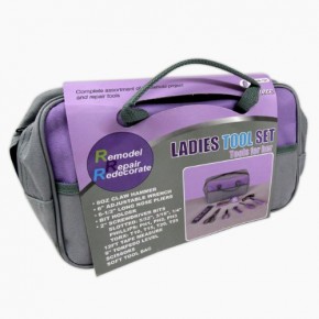 GeeksHive: IIT 89808 Ladies Lavender 9 Piece Tool Set with