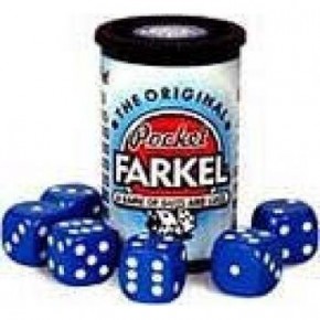 Pocket Miniature Farkel dice game. Travel Farkle game 