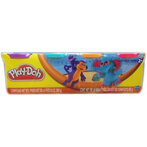 PLAY-DOH Play-Doh 4-pack WILD (dark blue, lime green, turquoise