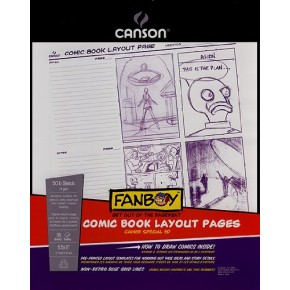 Canson Fanboy Comic book layout pages