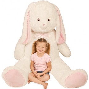 Giant stuffed top easter bunny