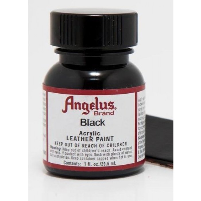black angelus leather paint