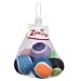 Zanies Mini Tennis Balls for Dogs, 6-Packs