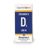 Superior Source Children's Vitamin D 400IU Tablets, 100 Count