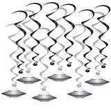 UFO Hanging Swirls Hanging Swirls (12 Pcs) - 1 Pack