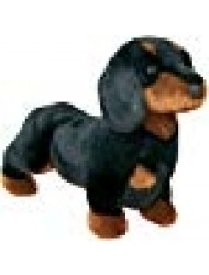 Stuffed Spats Black and Tan Dachshund Dog 14"