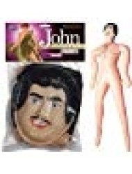 Forum Novelties Inflatable Male John Doll Costume for Halloween, Bachelor & Hen Party Accessories - 60”"