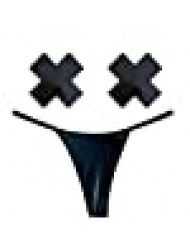 Neva Nude DOM Squad Wet Vinyl Black Naughty Knix G String Panties and Matching X Factor Nipztix Pasties Set