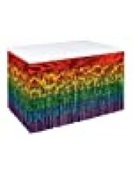 Beistle Metallic Plastic 1 Ply Rainbow Table Skirt Pride Decorations LGBQT Tableware, 30" x 14', Red/Orange/Yellow/Green/Blue/Purple