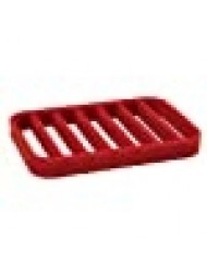 Norpro Rectangle Silicone Roasting Rack, Red, 1 EA (299)