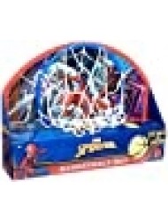 Marvel Ultimate Spiderman 13.5 X 10 Basketball Set Ball, Hoop, Net and Door Hanger, Multi