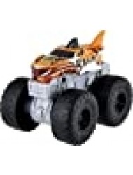 Hot Wheels Monster Trucks Roarin’ Wreckers, 1 1:43 Scale Truck with Lights & Sounds, Plays Truck’s Theme Song, Toy for Kids 3 Years Old & Older