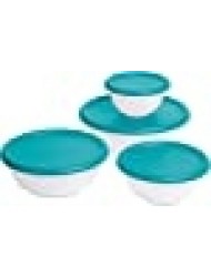 BOWL SET 8PC W/COVERS