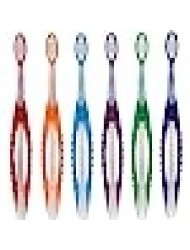 SoFresh Adult Flossing Toothbrush Wide Grip 6 Pack Bundle