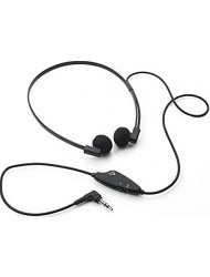 Spectra SP-VC5 3.5 mm Mono/Stereo Dual Speaker Transcription Headset with Volume Control
