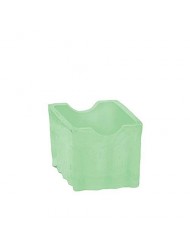 Tablecraft HJ121 Sugar Packet Holder, 3.5" x 2.5" x 2.125", Green