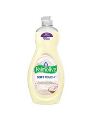 Palmolive Ultra Soft Touch Liquid Dish Soap | Soft Touch on Hands | Tough-on-Grease | Concentrated Formula | Coconut Butter & Orchid Scent - 20 Ounce Bottle (Pack of 3)
