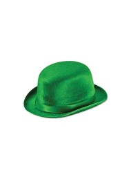 Green Vel-Felt Derby Party Accessory (1 count) (1/Pkg)