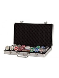 CHH Poker Set In Aluminum Case With 300 (11.5 Gram) Las Vegas Style Chips