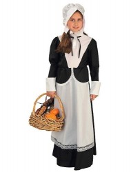 Forum Novelties Pilgrim Girl Costume, Child's Medium