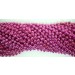 Round Metallic Hot Pink Mardi Gras Beads - 6 DZ (72 necklaces)- PA