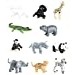 Safari Ltd Zoo Babies Toy Figurine TOOB With 11 Adorable Baby Animals Including Baby Zebra, Panda, Hippo, Chimpanzee, Rhino, Alligator, Gorilla, Elephant, Tiger, Polar Bear, And Giraffe – Ages 3 And Up