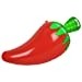 Beistle Large Novelty Inflatable Plastic Chili Pepper Decoration Blow Up Accessories for Mexican Theme Cinco De Mayo Fiesta Birthday Party Supplies, 30", Green/Red