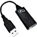 Andrea Communications C1-1024200-1 Model USB-MA External Digital Audio PC Microphone Adapter, Bypasses a computer's internal microphone input, creating superior low-noise audio, Small form factor - compact and portable
