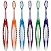 SoFresh Adult Flossing Toothbrush Wide Grip 6 Pack Bundle