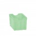 Tablecraft HJ121 Sugar Packet Holder, 3.5" x 2.5" x 2.125", Green