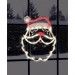 Impact Innovations Christmas Lighted Window Decoration, Santa Face