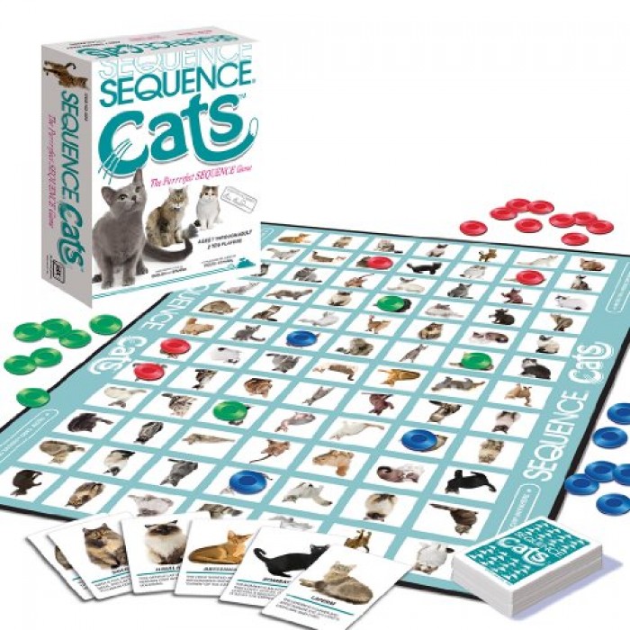 GeeksHive Sequence Cats Game Board Games Games Toys & Games