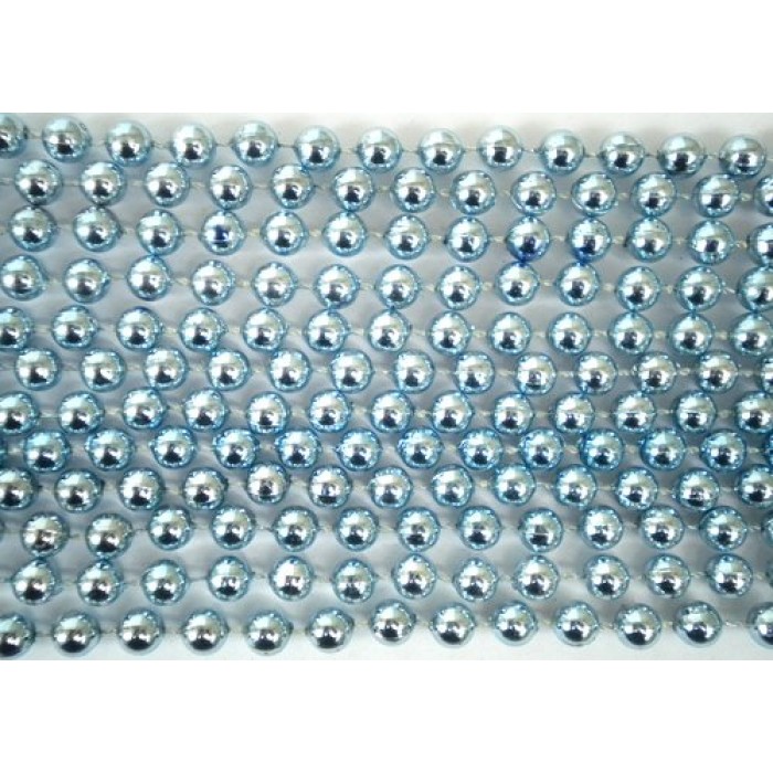 orange mardi gras beads