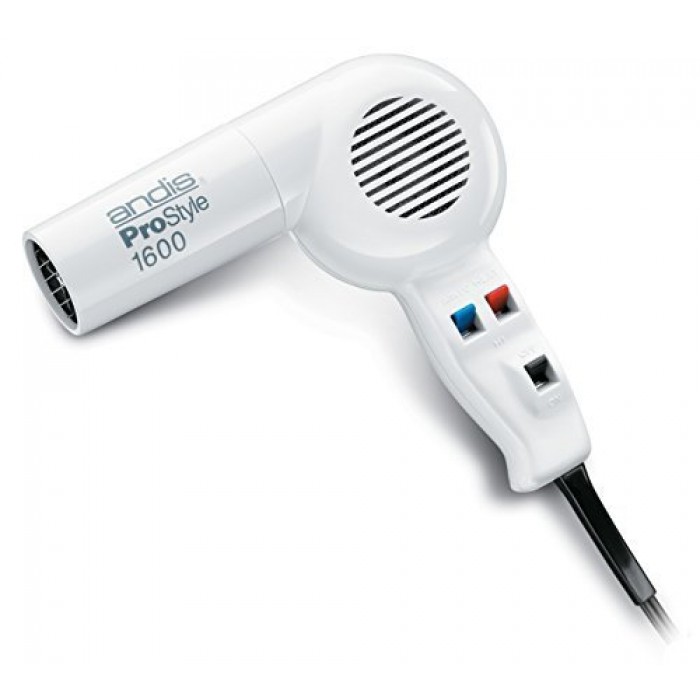 GeeksHive Andis 1600Watt Pro Style Dryer White (40055) Hair