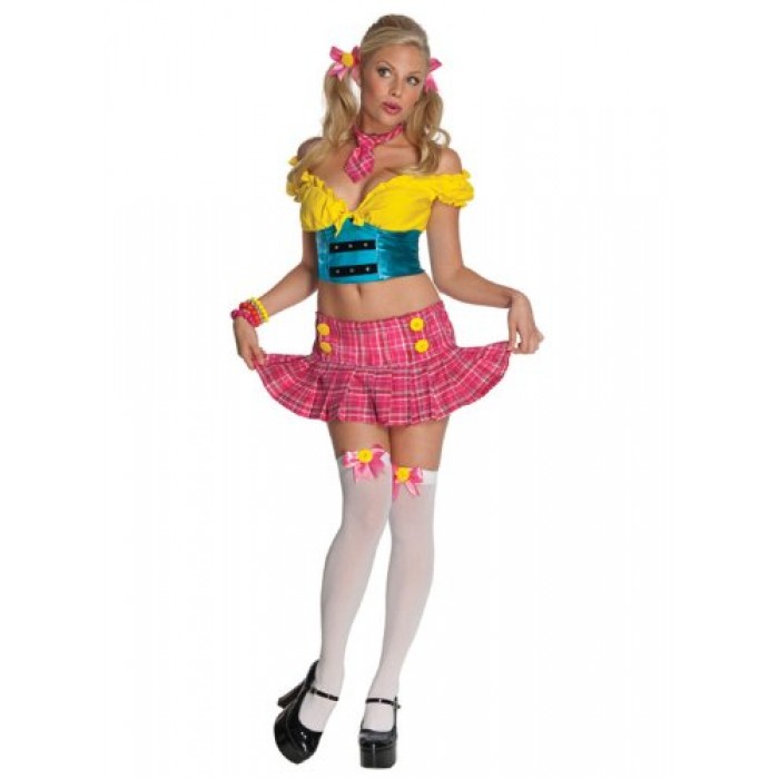 GeeksHive: Secret Wishes Women's Sassy School Girl Adult Costume, Small ...