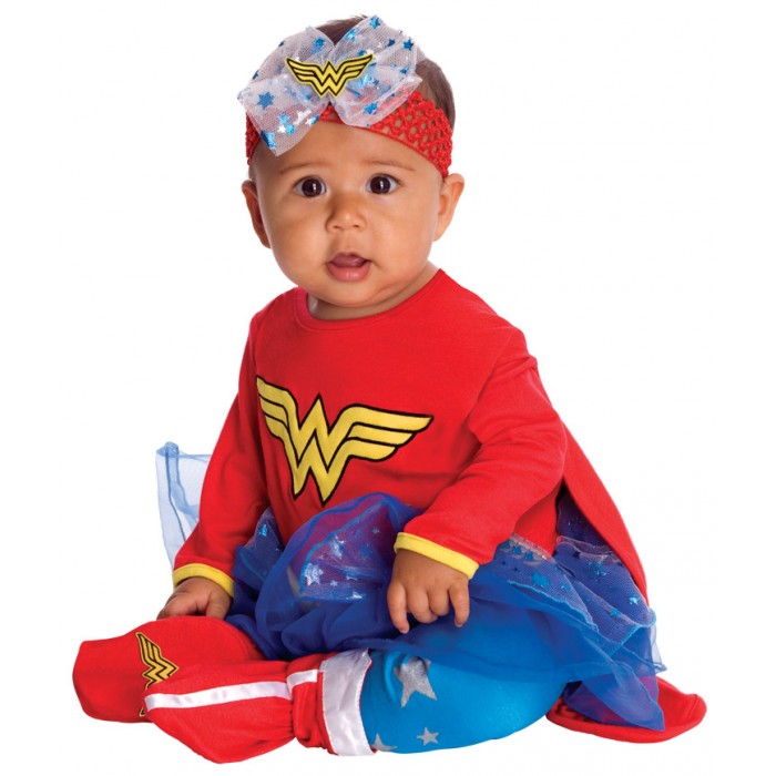 GeeksHive: DC Comics Baby Wonder Woman And Headpiece, Red, Newborn ...