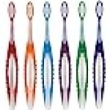 SoFresh Adult Flossing Toothbrush Wide Grip 6 Pack Bundle