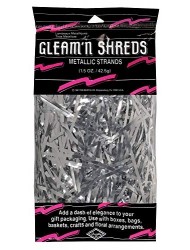 Gleam 'N Shreds Metallic Strands (silver) Party Accessory  (1 count) (1.5 Ozs/Pkg)