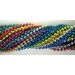 Round Metallic 6 Color Mardi Gras Beads - 6 DZ (72 Necklaces) - PA