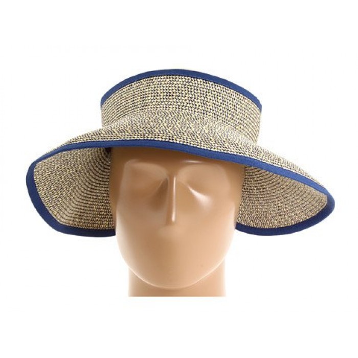 GeeksHive: San Diego Hat Roll Up Visor (multi blue) - Sun Hats - Hats ...