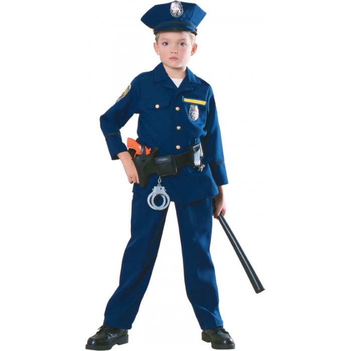 GeeksHive: Young Heroes Child Police Officer Costume, Large - Boys ...