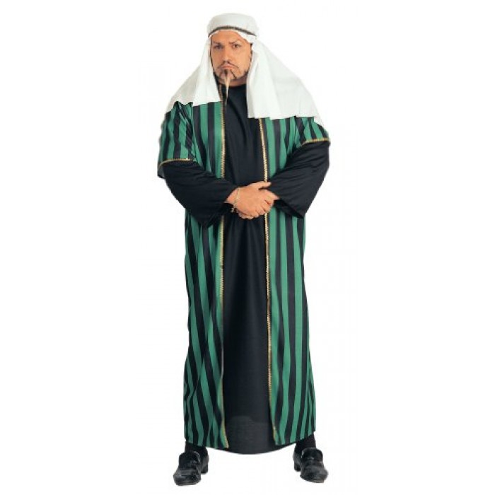 GeeksHive: Rubie's Costume Plus-Size Costume Arab Sheik Costume, Black ...