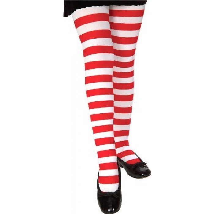 GeeksHive: Rubie's Costumes Red N White Tights - Child's Large - Kids ...